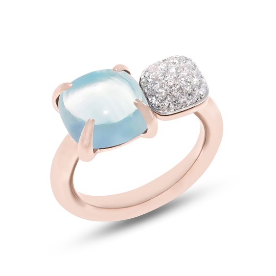 Anello Sangiorgi Preziosi Donna Candy in Oro Diamante 0.38 Ct FA5441R01A001B.FIORE ROBERTA - FA5441R01A001B.FIORE ROBERTA